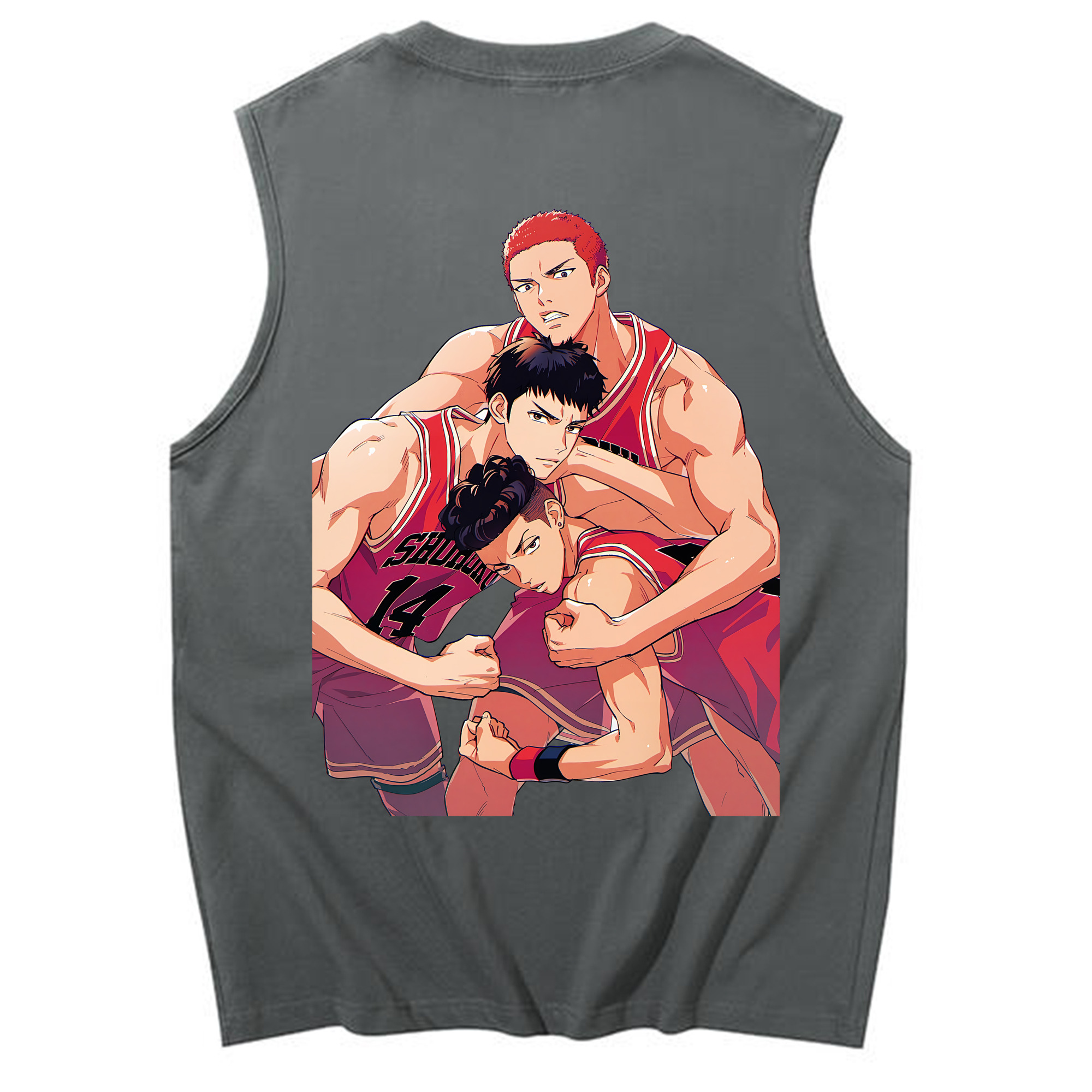 （画像用） SLAM DUNK／スラムダンク コットン100％タンクトップ（背面プリント）